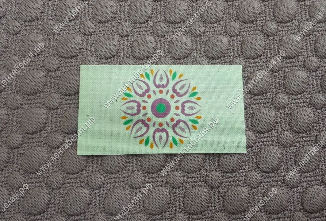 тканевые этикетки хлопок